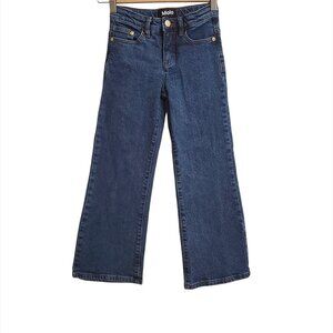MOLO Girls Asta Flared Jeans 8 Years 128cm Blue Vintage Organic Cotton Blend